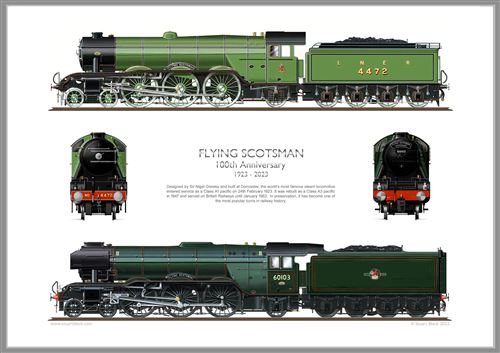Print No.5: Flying Scotsman 100