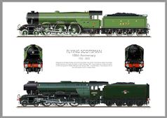 Print No.5: Flying Scotsman 100