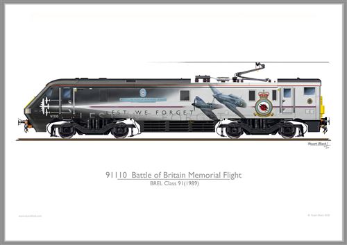 Print No.811: 91110 Battle of Britain Memorial Flight