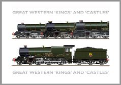 Print No.8: Great Western Kings and Castles