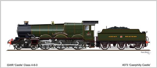 Card No.258: 4073 Caerphilly Castle
