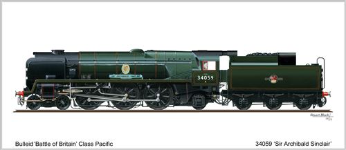 Card No.259: 34059 Sir Archibald Sinclair