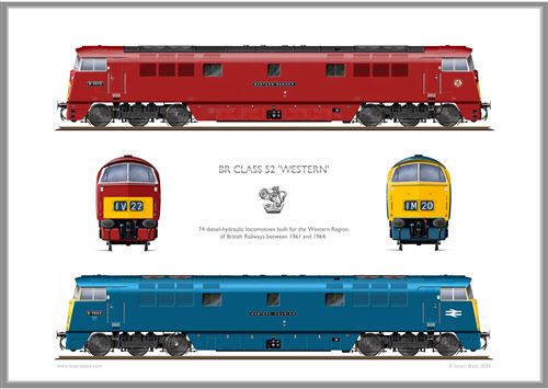 Print No.120: Class 52 Western vers.1