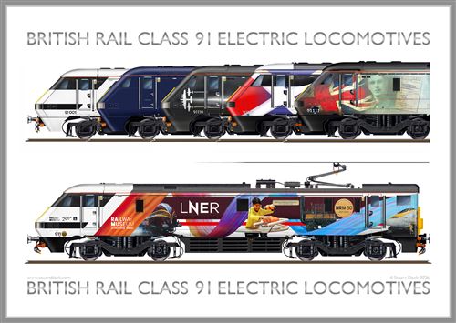 Print No.194: British Rail Class 91 Locomotives vers.5 (91150)