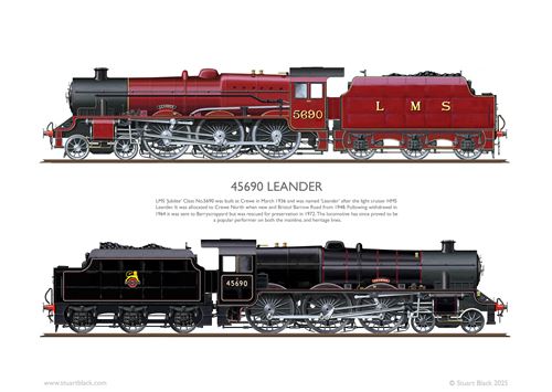 Print No. 305: 45690 Leander