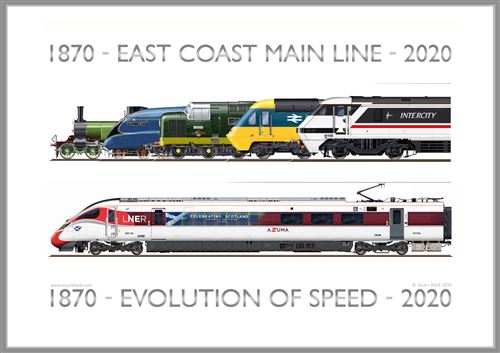 Print No.4: East Coast Main Line Evolution of Speed