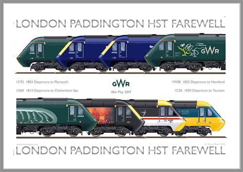 Print No.76: London Paddington HST Farewell
